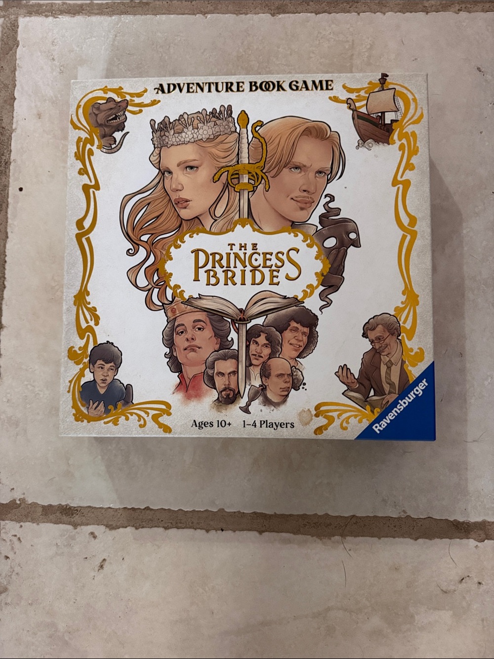 Ravensburger The Princess Bride Adventure Book Game - White & Gold Artwork